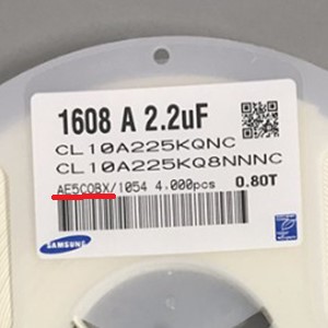 三星貼片電容產(chǎn)地看第幾個(gè)字母呢? 三星貼片電容產(chǎn)地看第幾個(gè)字母呢?